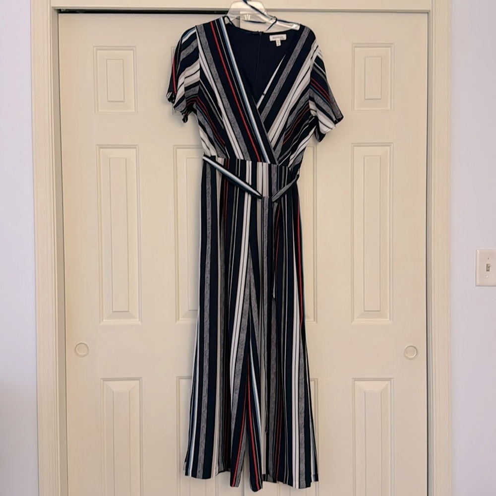 Red white and blue jumpsuit